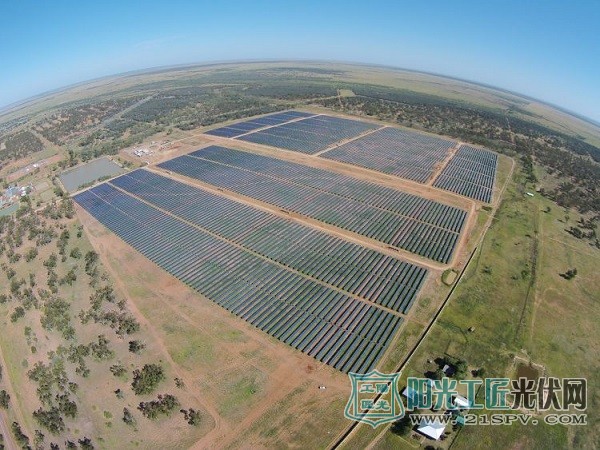 澳大利亚大型太阳能电厂兴起，最大建案320MW
