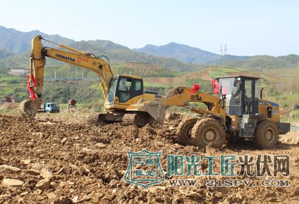 湖北青峰镇7.5MW分布式光伏扶贫电站正式开工建设