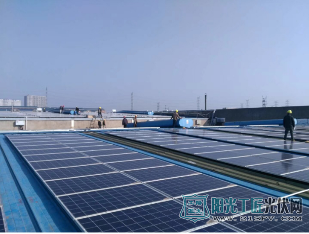 湖南3MW屋顶分布式光伏电站项目正式并网发电