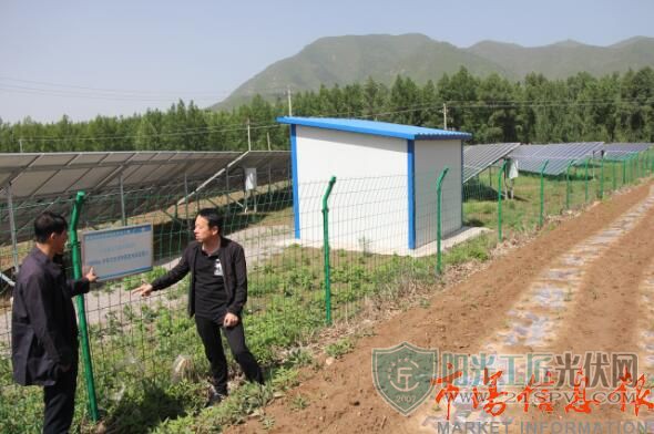 五台县东柳院村100KW的地面光伏发电站助力扶贫