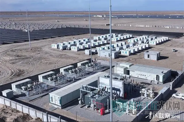 全球首个100MWh智能组串式构网型储能电站在青海正式投运1